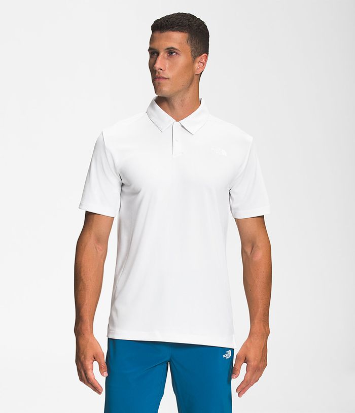 The North Face T-Shirts Heren Wander Polo BEWX47389 - Wit